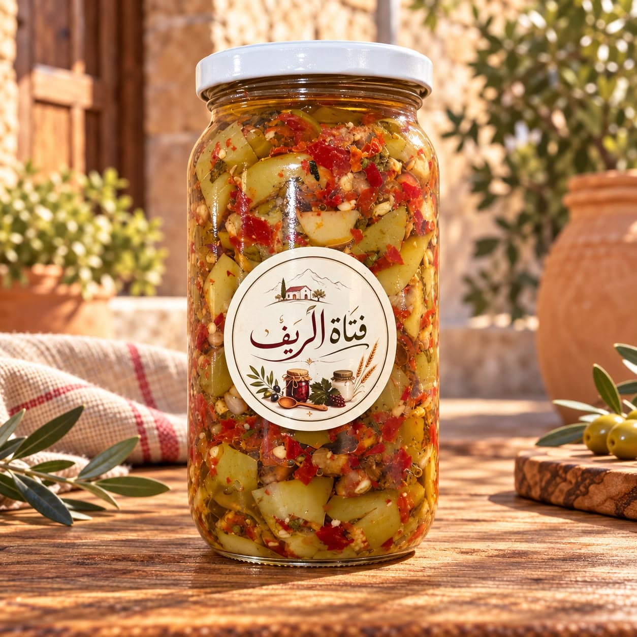 Makdous Salad